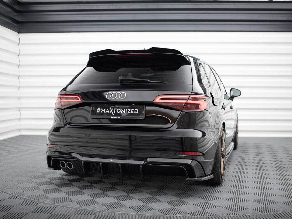 Rear Valance Audi A3 S-Line Sportback 8V Facelift (Version with dual exhausts on one side)
