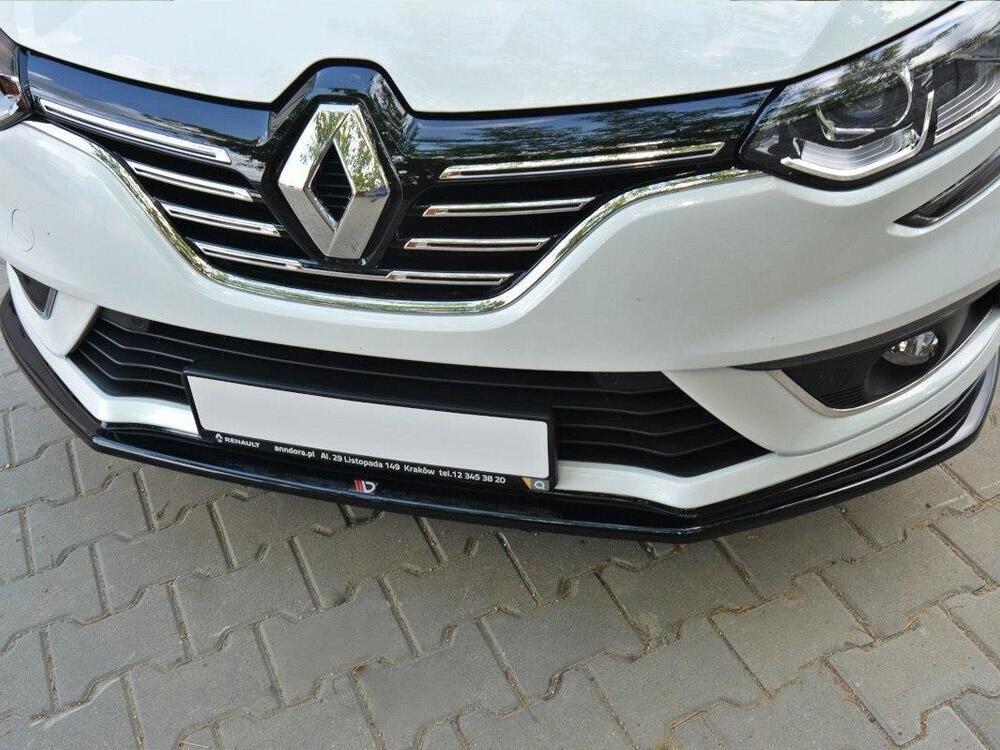 Front Splitter Renault Megane MK4 Hatchback (2016-UP) - Carbon Look