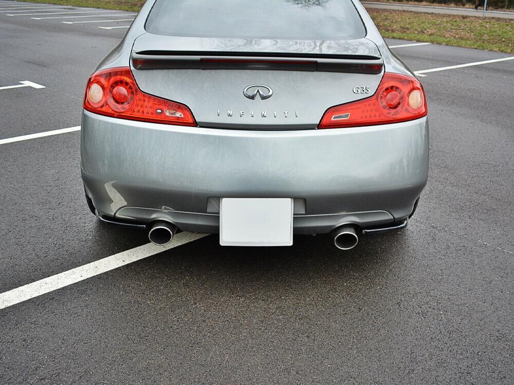 Rear Side Splitters Infiniti G35 Coupe (2003-2007) - Textured