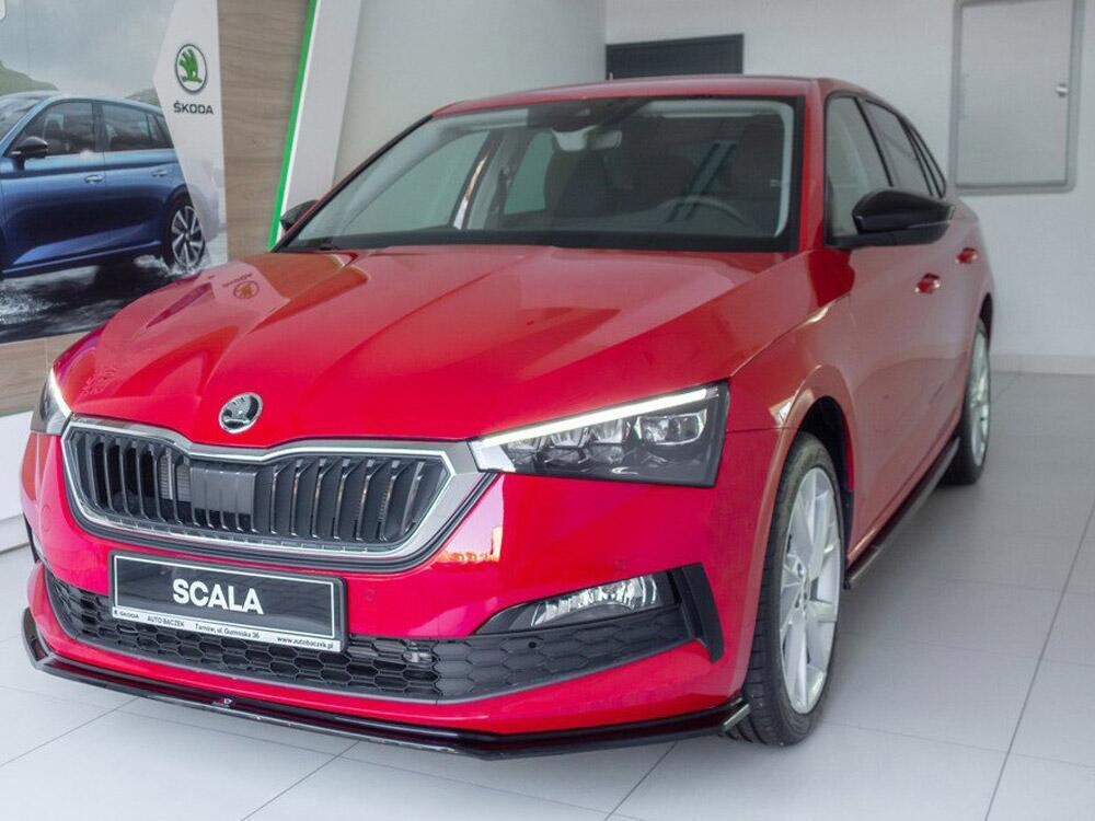 Side Skirts Diffusers Skoda Scala (2019-UP) - Carbon Look