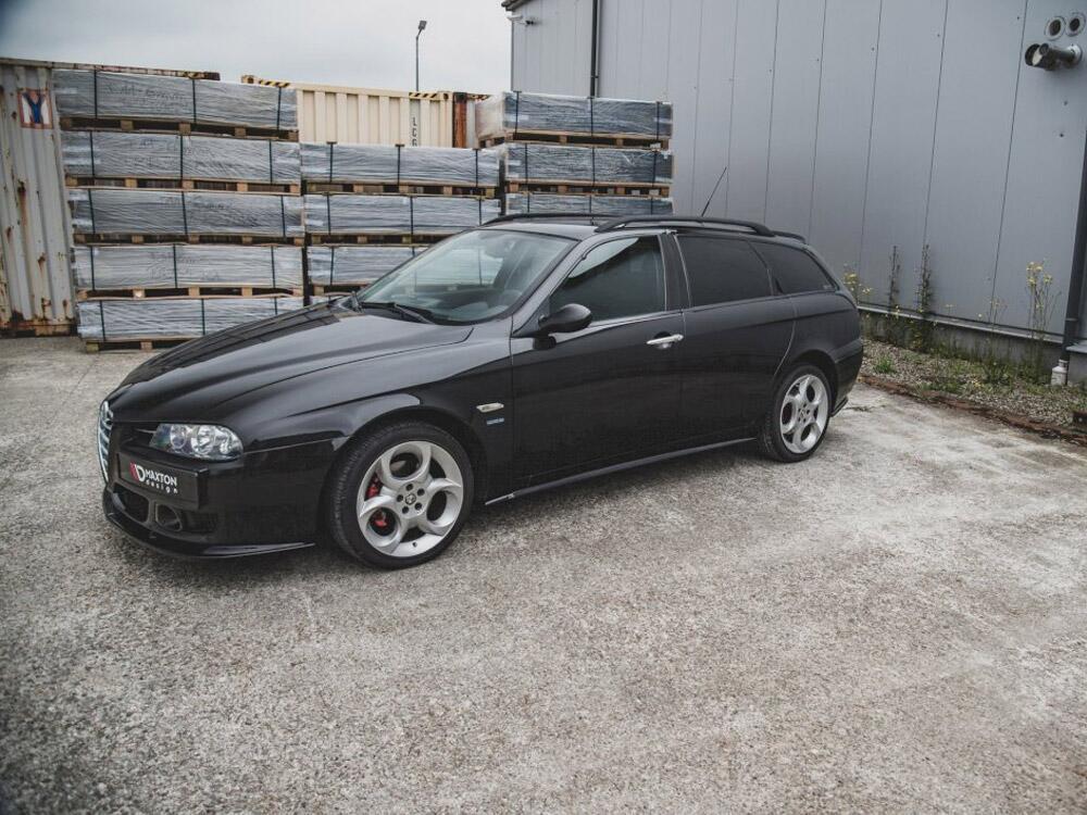 Side Skirts Diffusers Alfa Romeo 156 Facelift (2003-2006) - Carbon Look