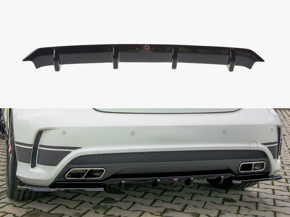 Rear Valance Mercedes A45 AMG W176 - Textured