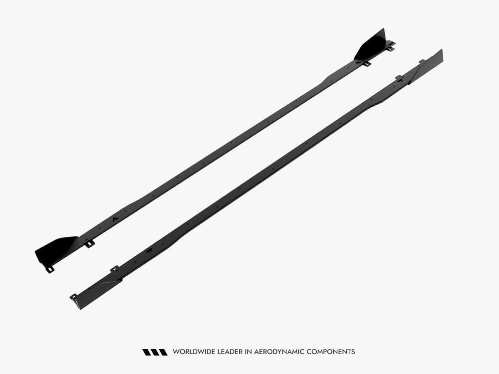 Street PRO Side Skirt Diffusers + Flaps Audi A5 S-Line / S5 Sedan / Avant B10