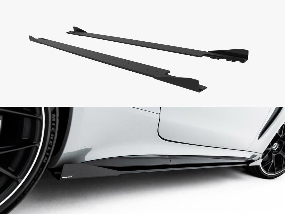 Street PRO Side Skirt Diffusers + Flaps Mercedes-AMG CLE 53 Aero C236