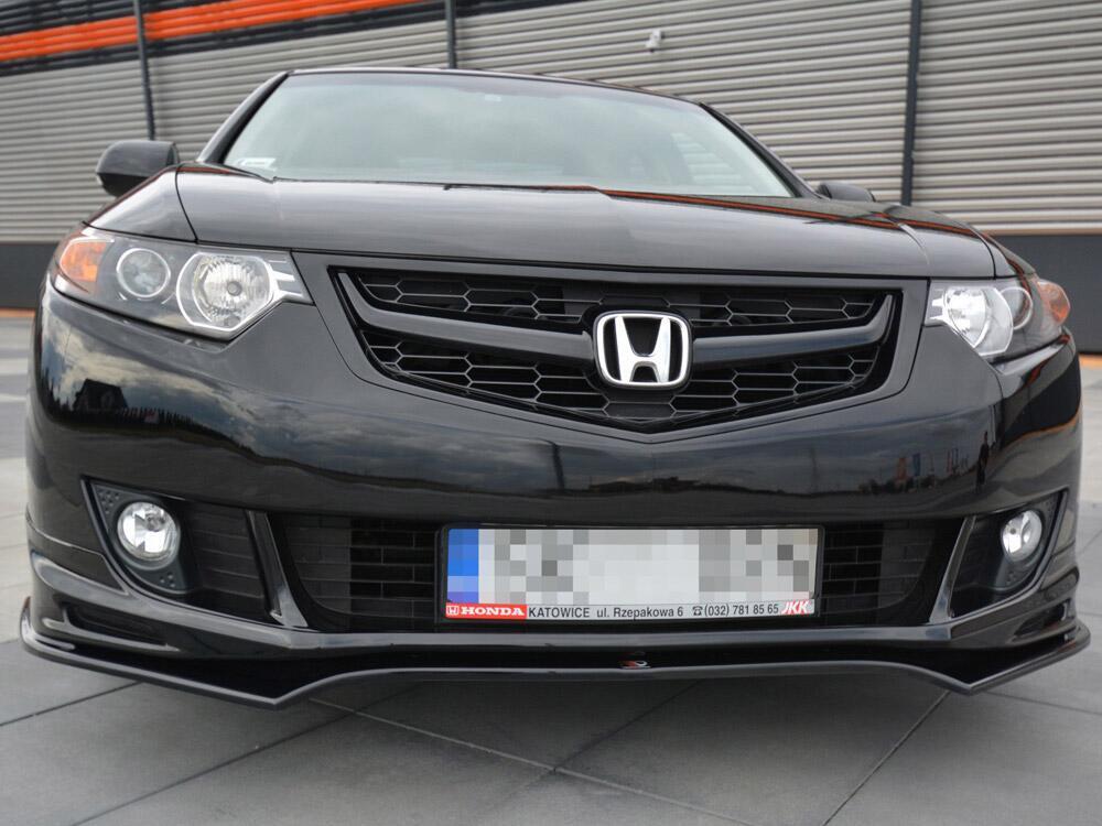 Front Splitter Honda Accord MK8 Type-s (Cu-series) Pre-facelift Sedan (2009-2011)