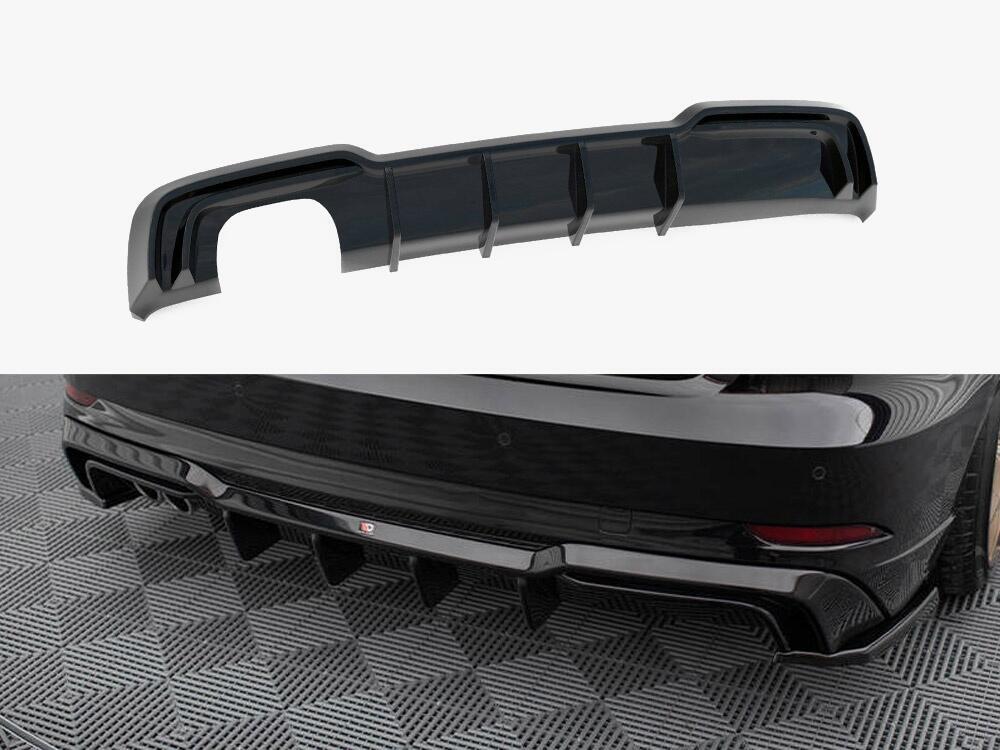 Rear Valance Audi A3 S-Line Sportback 8V Facelift (Version with dual exhausts on one side)