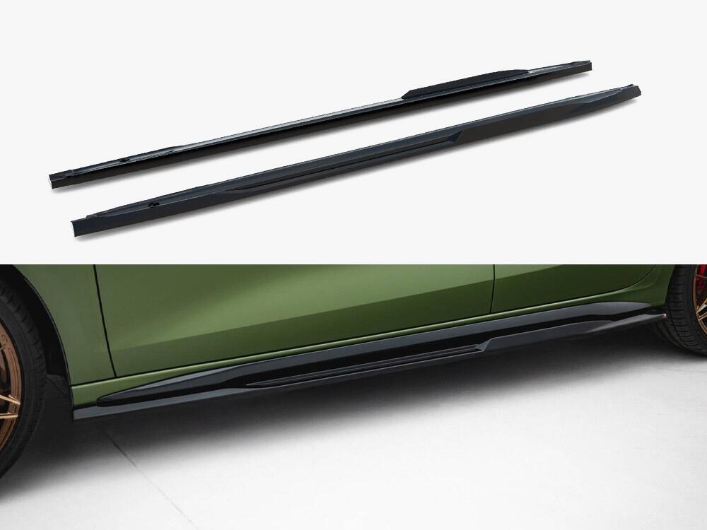 Side Skirts Diffusers V.2 Audi S3 Sportback / A3 S-Line Sportback 8Y Facelift