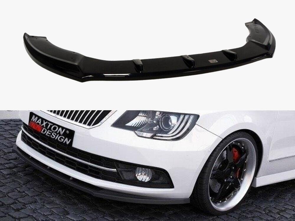 Front Splitter Skoda Superb II Facelift Model - Carbon Look
