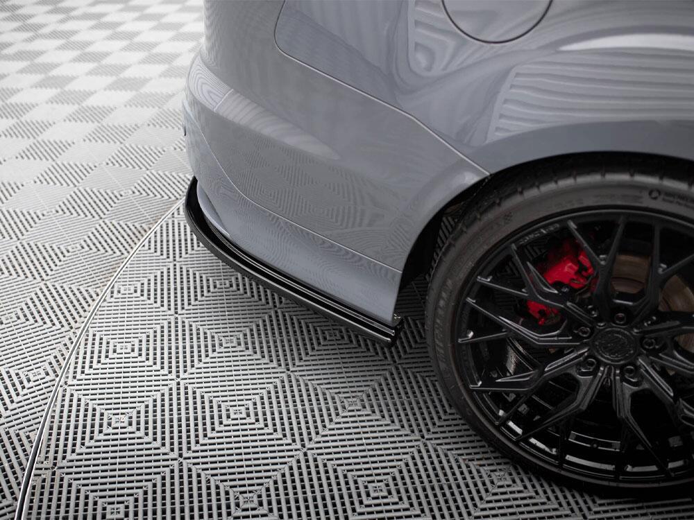 Rear Side Splitters Ford Focus ST Mk3 Estate - Carbon Look