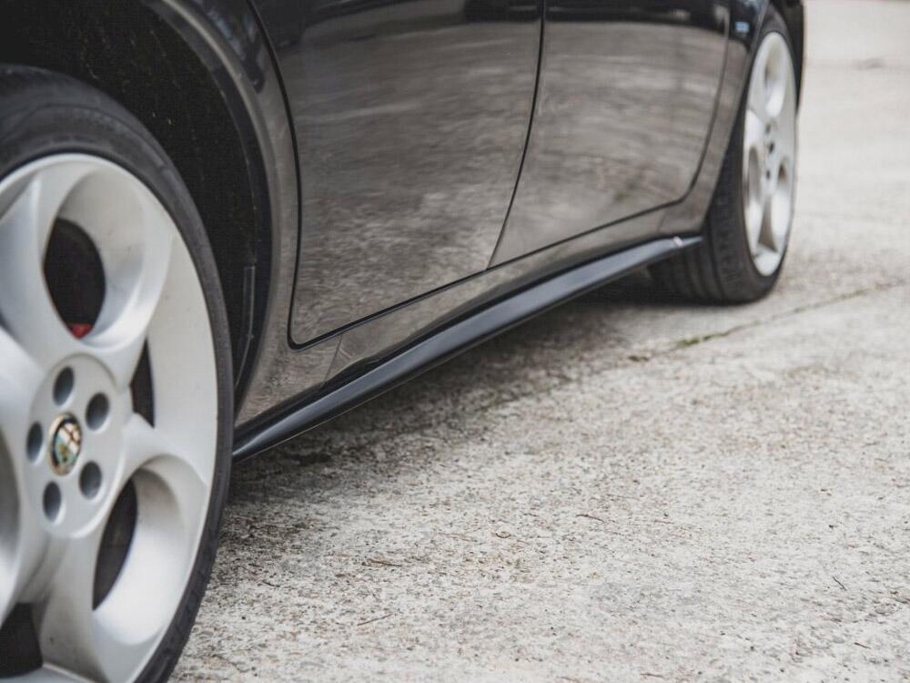 Side Skirts Diffusers Alfa Romeo 156 Facelift (2003-2006) - Carbon Look