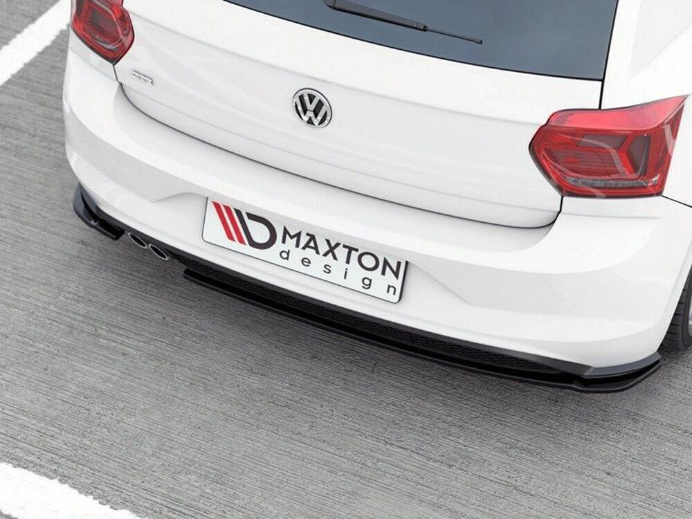 Rear Side Splitters V.2 Volkswagen Polo GTI / R-Line Mk6  - Carbon Look