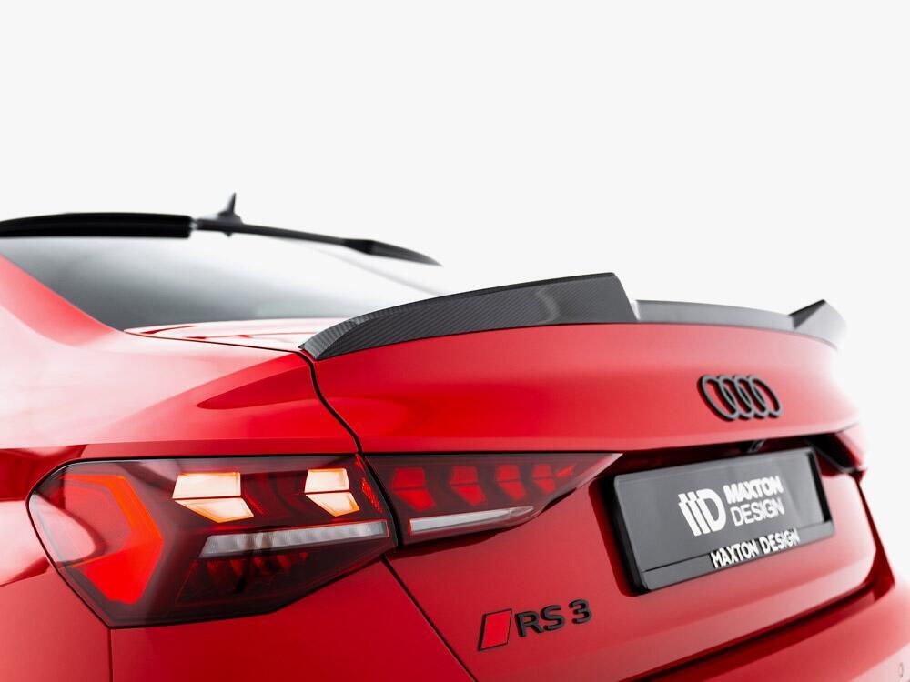 Prepreg Carbon Fiber Tailgate Spoiler V.1 Audi RS3 / S3 / A3 S-Line / A3 Sedan 8Y Facelift