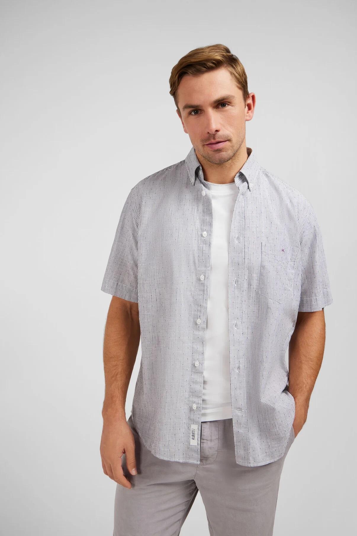 Men's Eden Park Shirt with chest pocket and embroidered logo