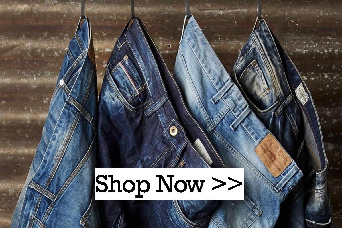 Big Men's casual bottoms including Jeans, Chinos and Joggers in sizes 42" waist to 62" waist