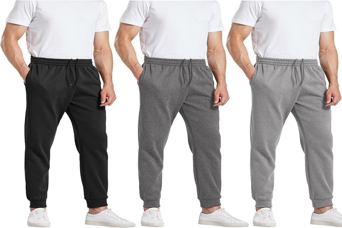 Big men’s jogging and tracksuit bottoms in sizes 2XL to 6XL – comfortable and relaxed fit styles