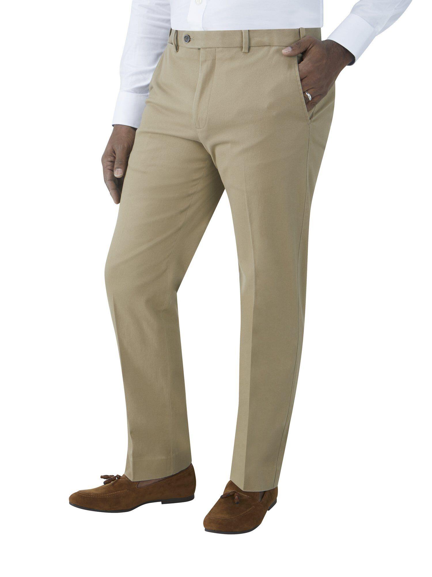 Skopes Antibes stretch chinos in stone for large waist sizes 42–60