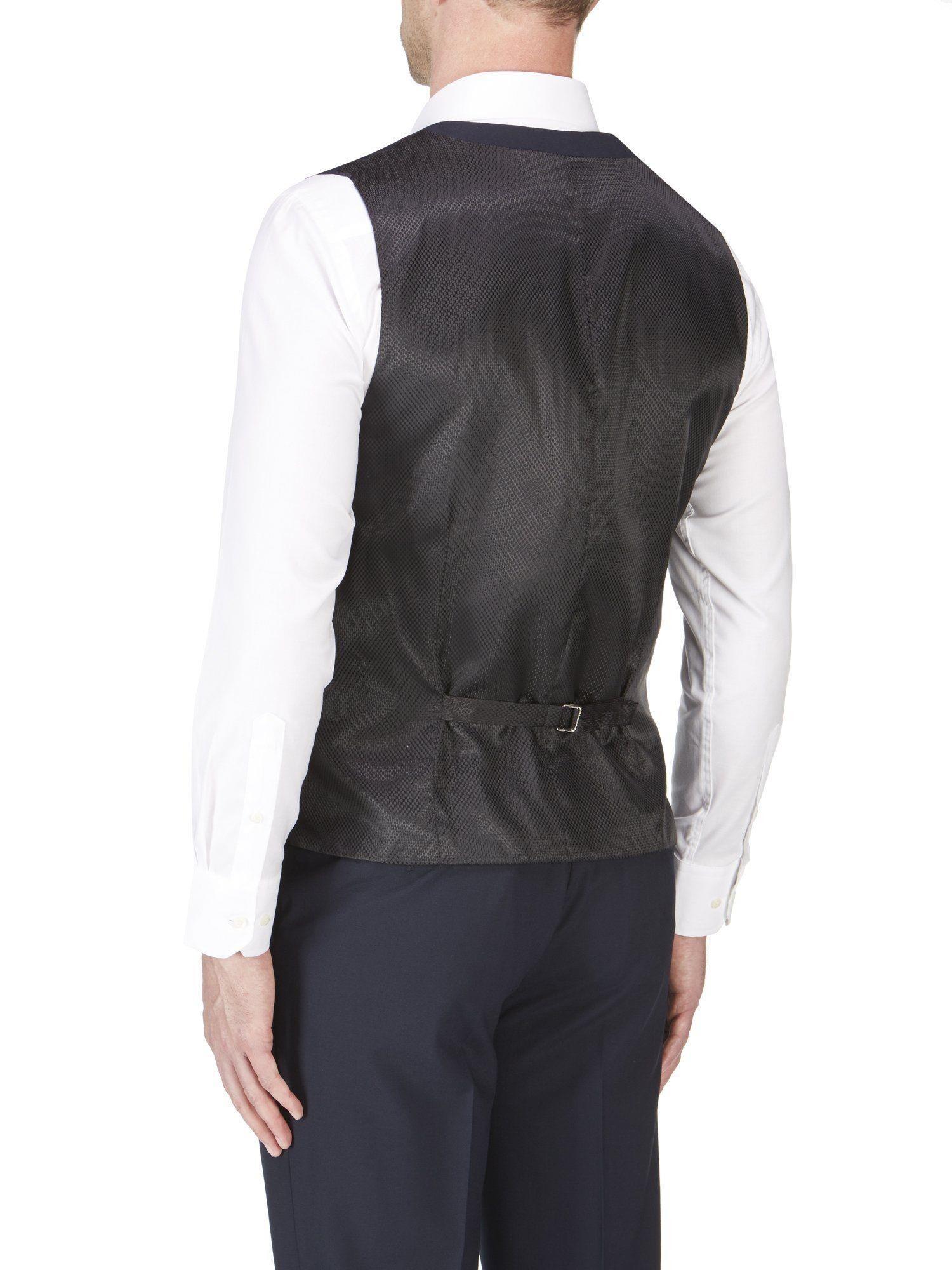 Skopes Darwin navy waistcoat for big and tall men