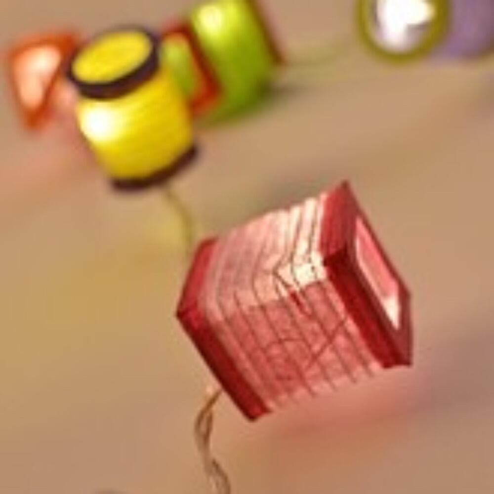 Radiant Lanterns 20 Lights Rainbow