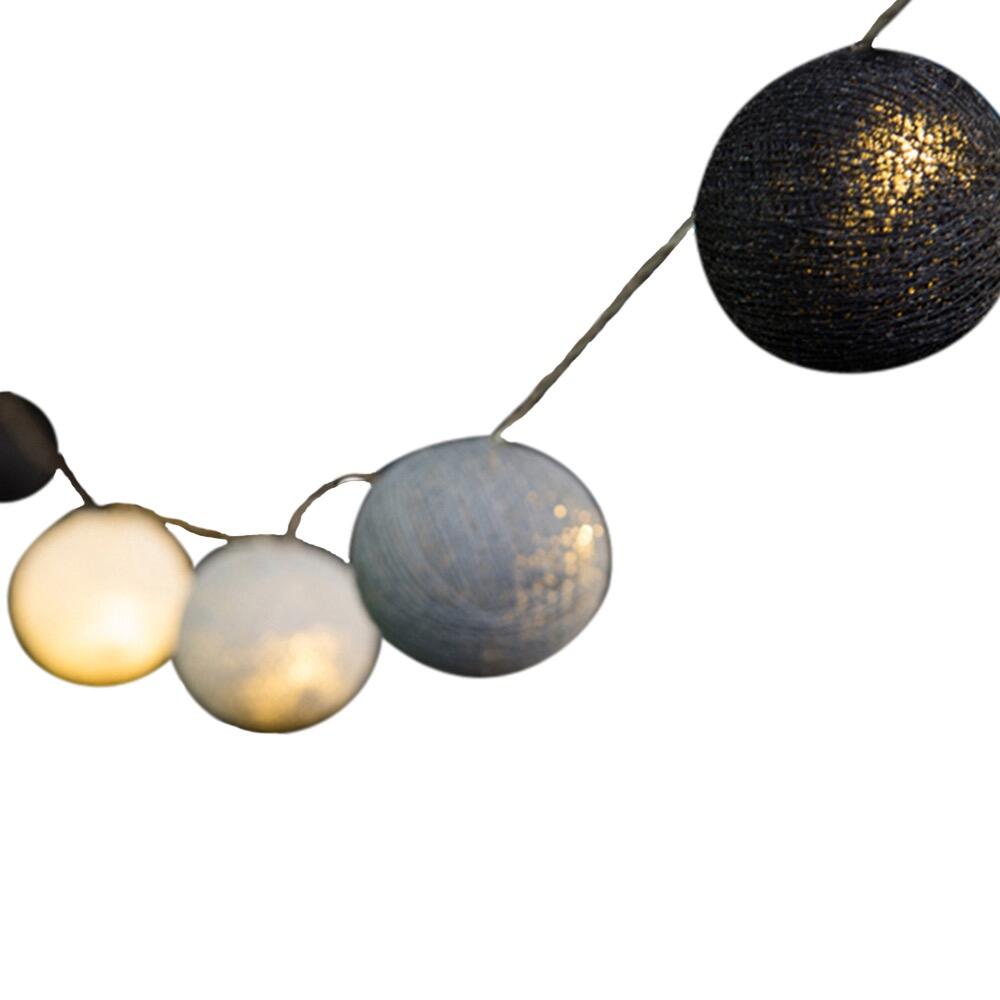 Ambient Balls 20 Lights Grey Tones