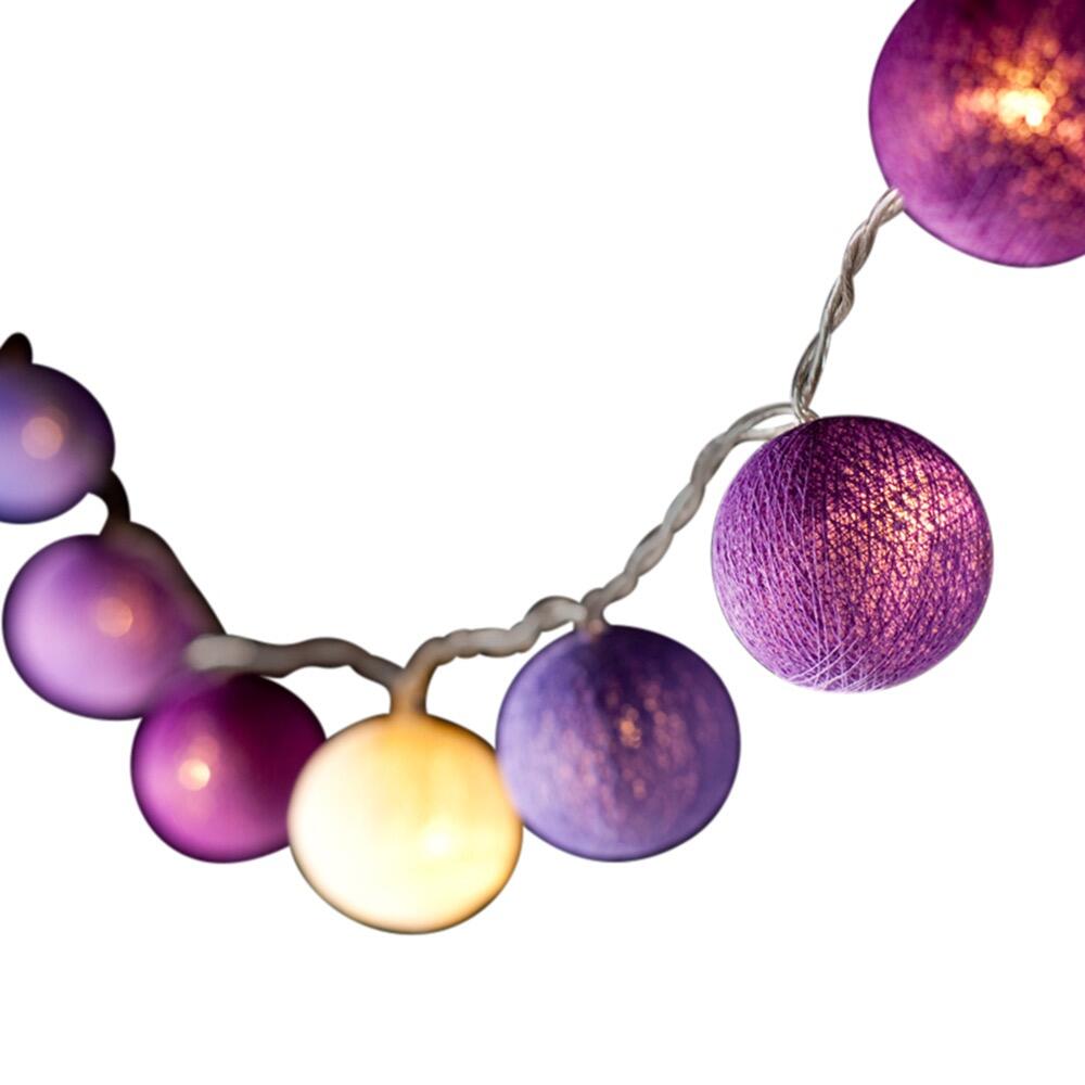 Ambient Balls 30 Lights Purple Tone