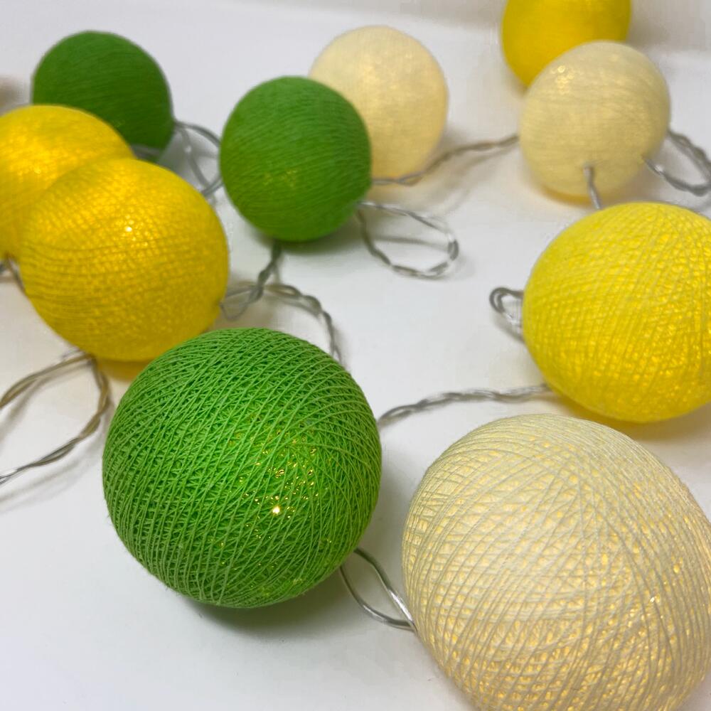 Ambient Balls 30 Lights Lemon Lime