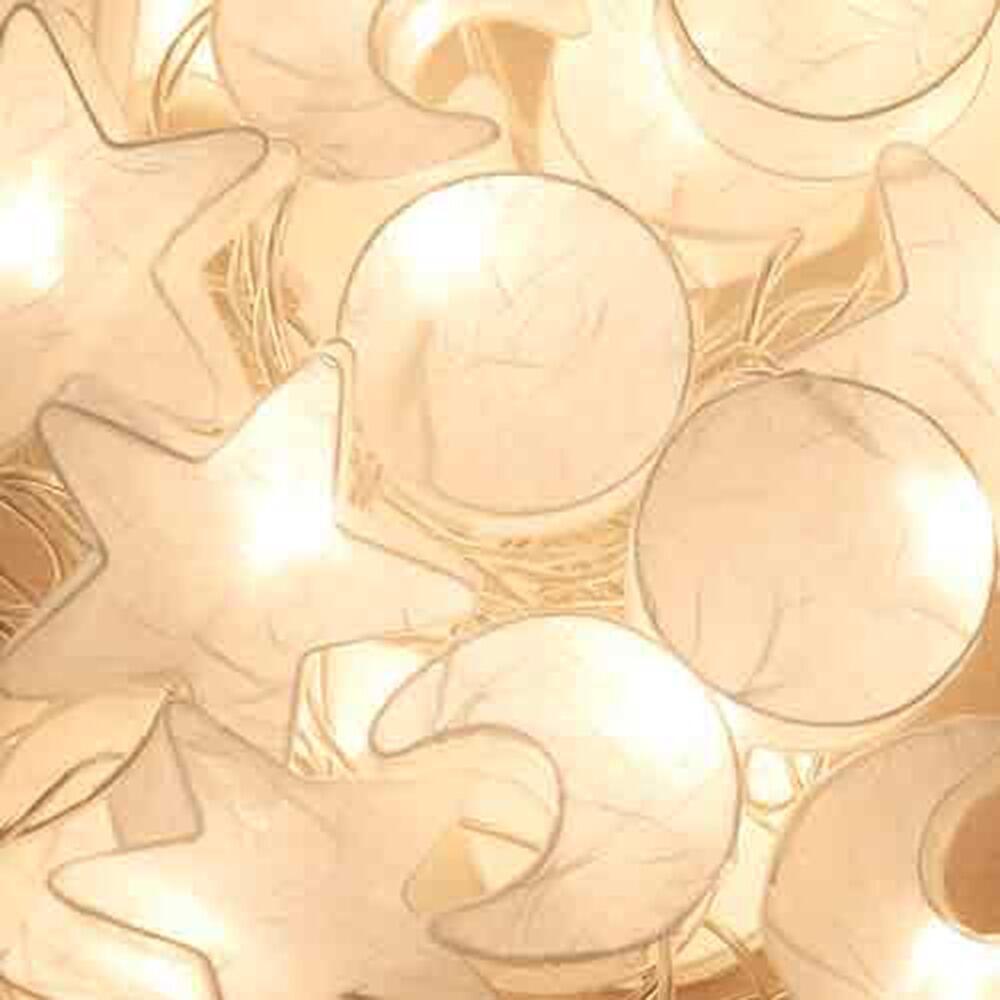 Blaze On Star, Sun & Moon 20 LED fairy lights in White