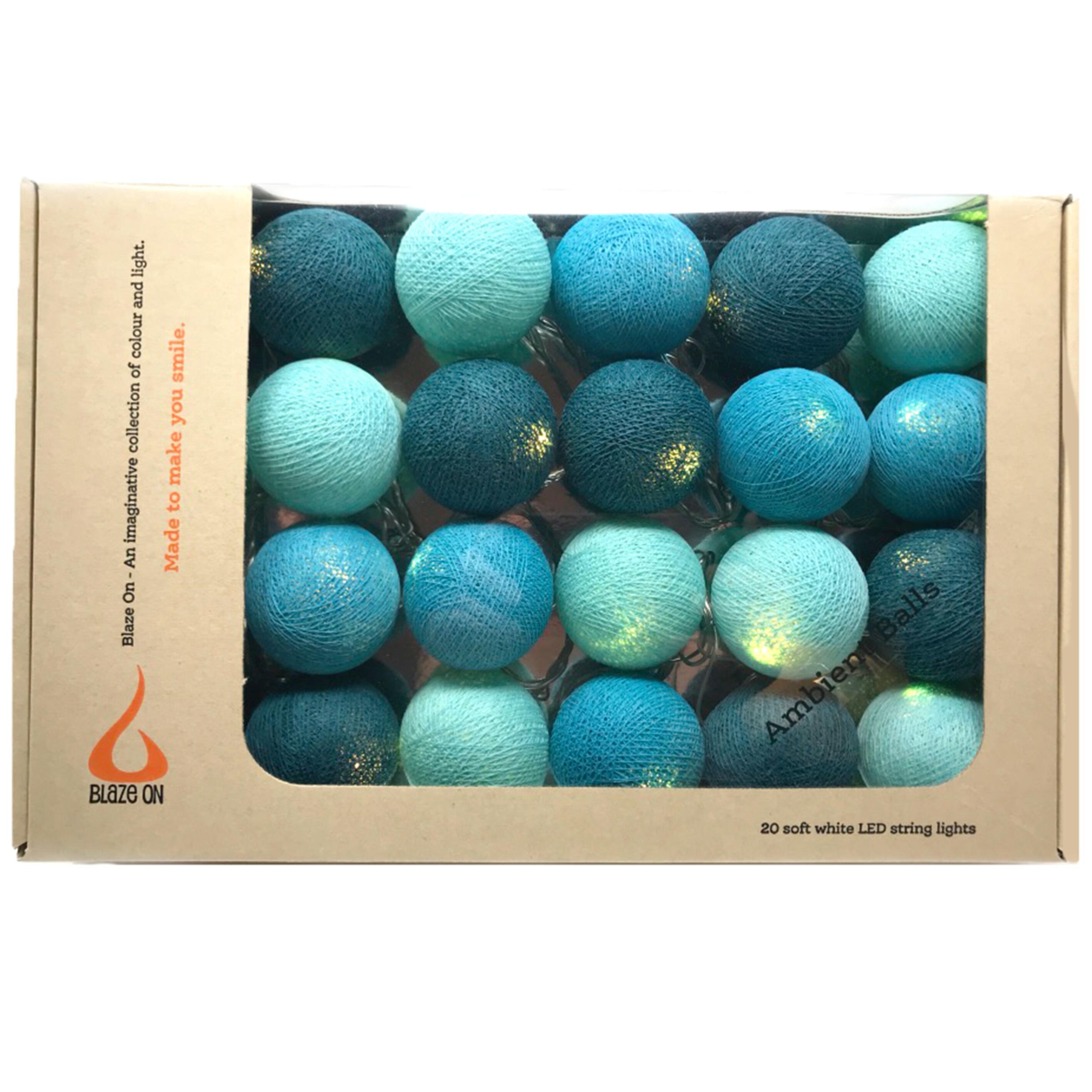 Ambient Balls 20 Lights Metro Turquoise