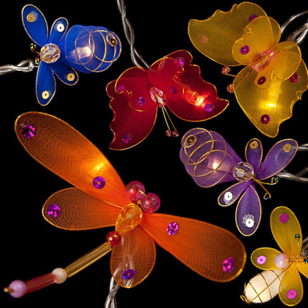Enchanted Garden 20 Lamps Rainbow Colours