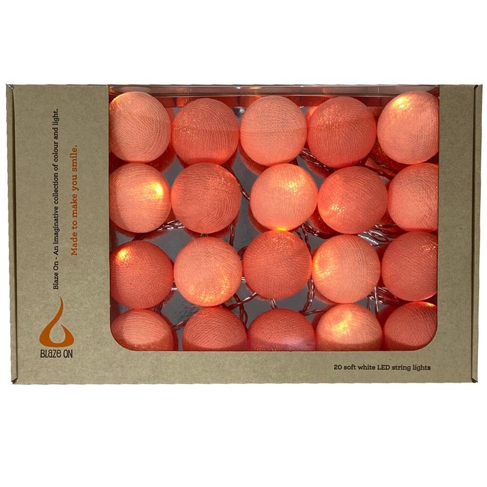 Ambient Balls 20 Lights Peaches