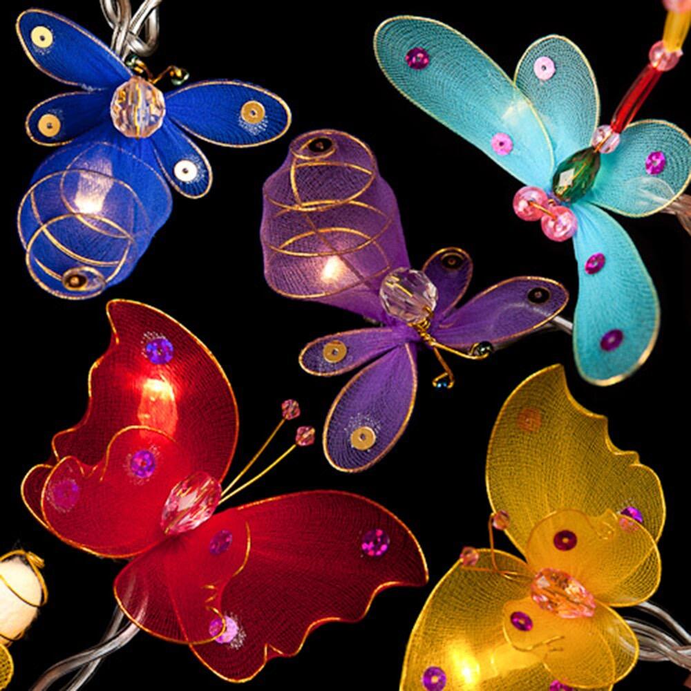 Enchanted Garden 20 Lamps Rainbow Colours