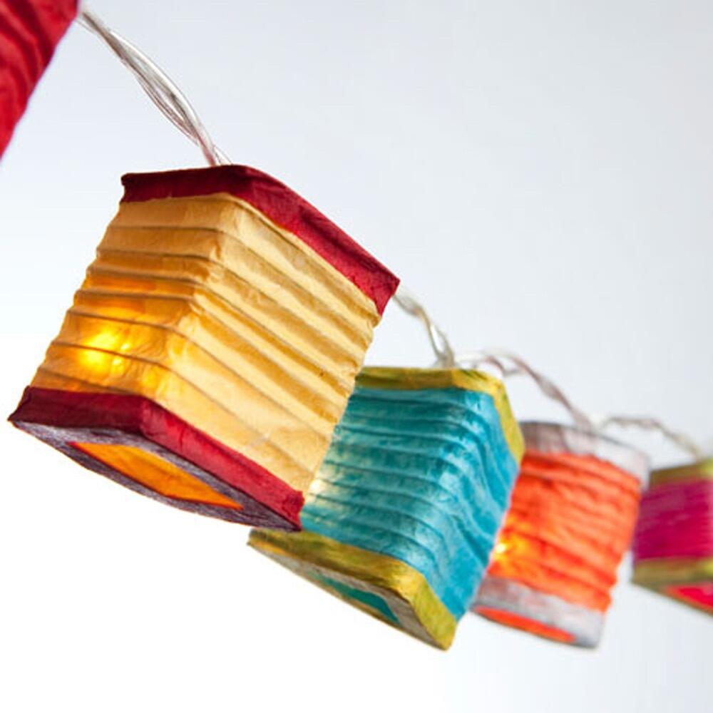 Radiant Lanterns 20 Lights Rainbow