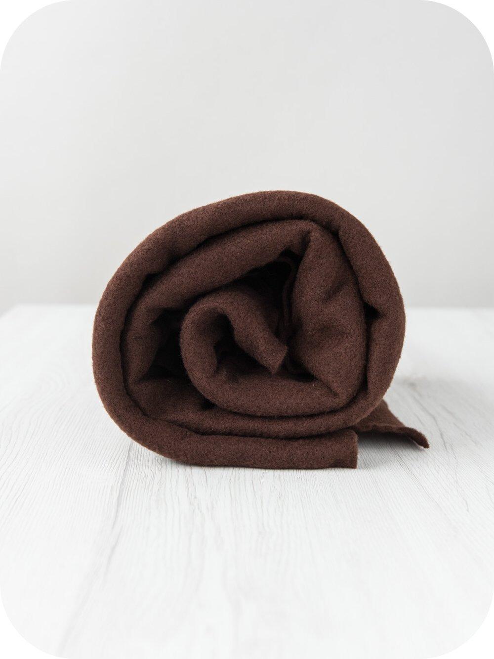 Merino Choco Chocolate Merino Wool Prefelt | 100% Extra Fine | DHG Italy