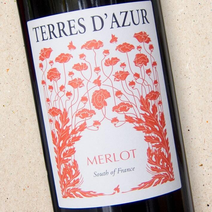 Terres d'Azur Merlot (case of 6) | Terres D Azur Merlot 70.50