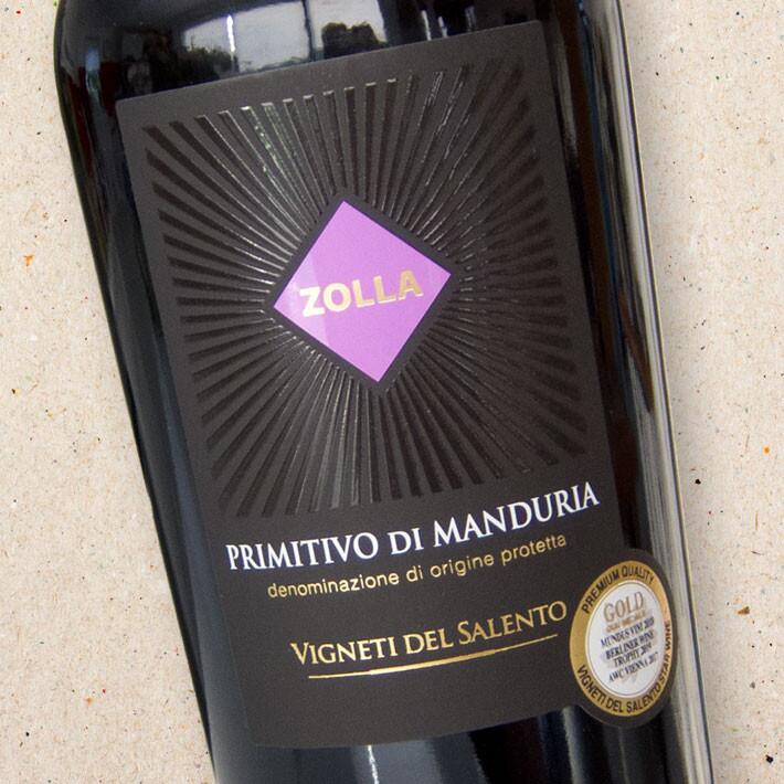 Vigneti del Salento Zolla Primitivo di Manduria (case of 6)