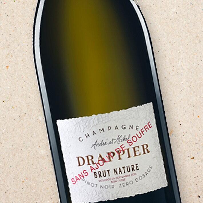 Champagne Drappier Brut Nature sans soufre (case of 3)