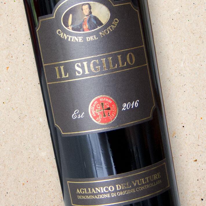 Cantine del Notaio Il Sigillo Aglianico del Vulture (case of 3)