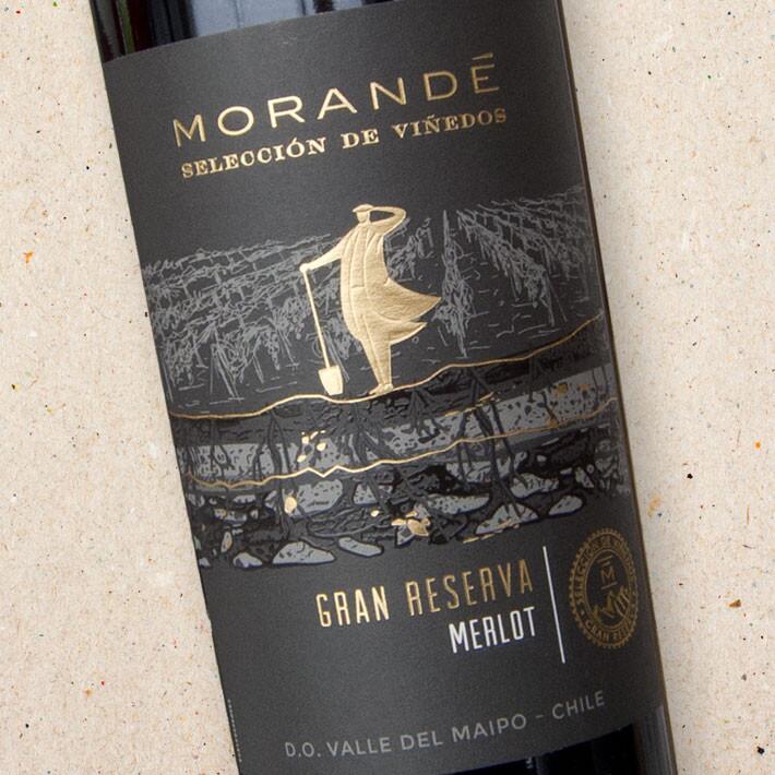 Morandé Selección de Viñedos Merlot Gran Reserva (case of 6) | Morande Seleccion De Vinedos