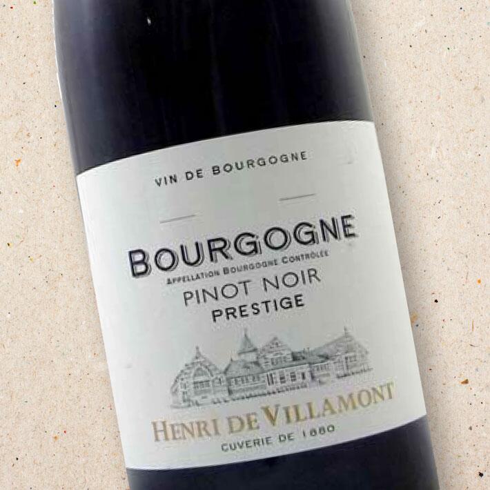 Henri de Villamont Bourgogne Pinot Noir Prestige (case of 3)