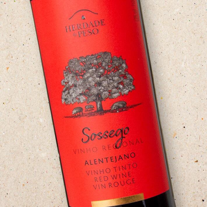 Herdade do Peso Sossego Vinho Regional Alentejano Tinto (case of 6)