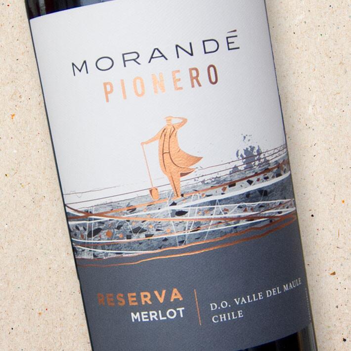 Morandé Pionero Merlot Reserva (case of 6) | Morande Pionero Merlot Reserva