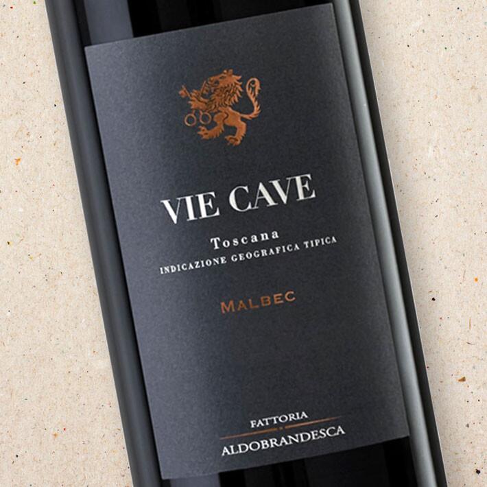 Fattoria Aldobrandesca Vie Cave Toscana Malbec (case of 3) 94.47