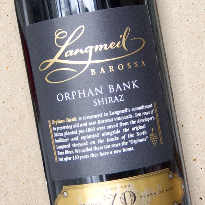 Langmeil Orphan Bank Shiraz (case of 3)