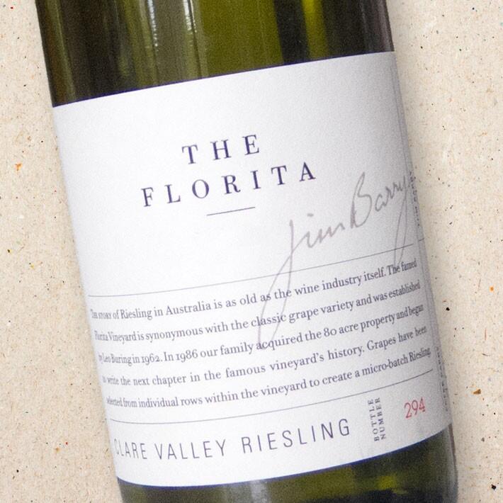 Jim Barry The Florita Riesling Clare Valley (case of 3)