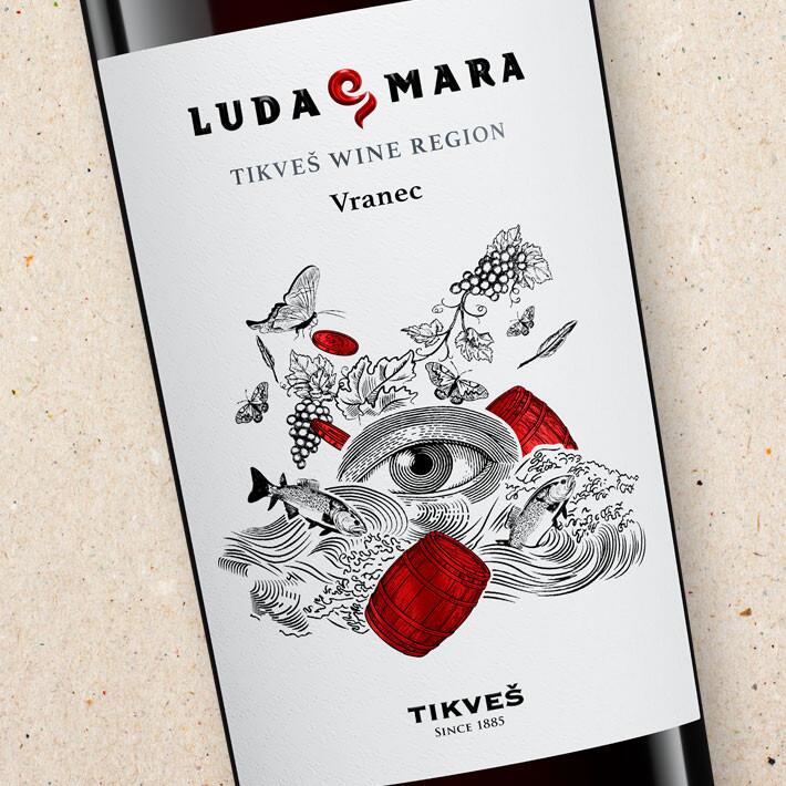 Tikveš Luda Mara Vranec (case of 6) | Tikves Luda Mara Vranec
