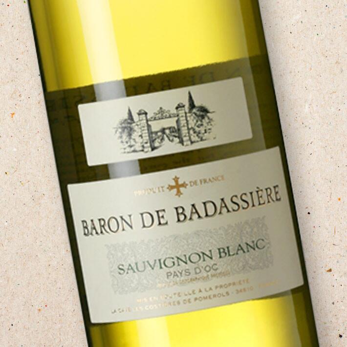 Baron de Badassière Sauvignon Blanc IGP Côtes de Thau (case of 6) | Baron De Badassiere Sauvignon