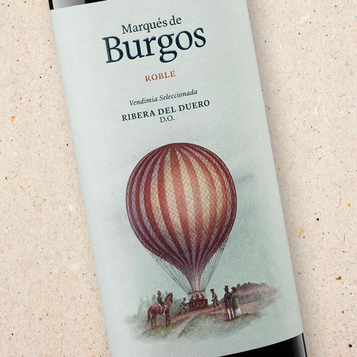 Marqués de Burgos Roble Ribera del Duero (case of 6) | Marques De Burgos Roble