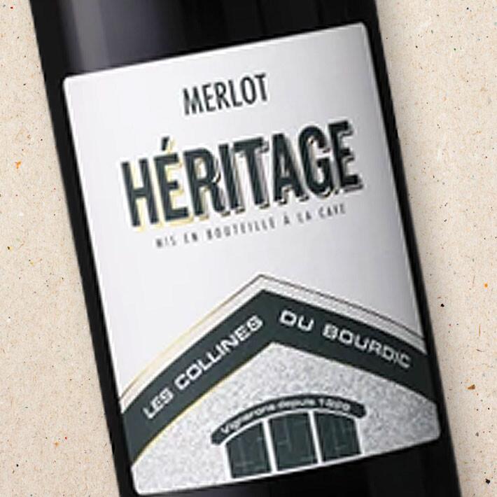 Les Collines du Bourdic Heritage Merlot (case of 6)