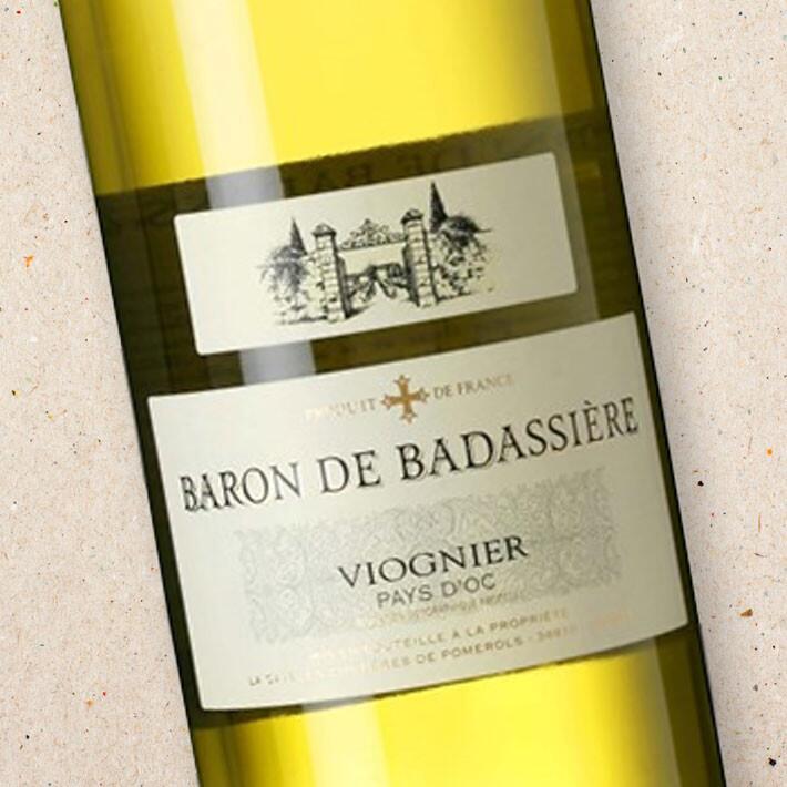 Baron de Badassière Viognier IGP Côtes de Thau (case of 6) | Baron De Badassiere Viognier