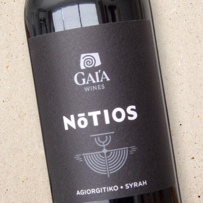 Gaia Notios Red Agiorgitiko Syrah (case of 6)