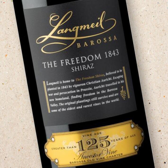 Langmeil The Freedom 1843 Shiraz (case of 3)